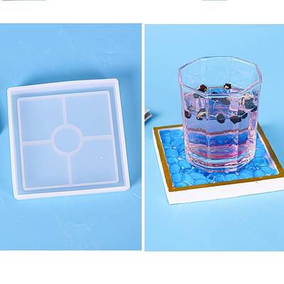 DIY Square Coaster Silicone Molds