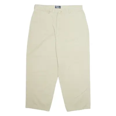 POLO RALPH LAUREN Chino Mens Trousers Beige Regular Straight W34 L25