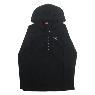 PUMA Womens Black Hoodie UK 14