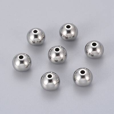 Tarnish Resistant 201 Stainless Steel Beads