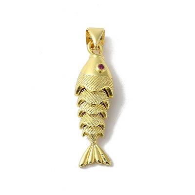 Brass Micro Pave Cubic Zirconia Pendants