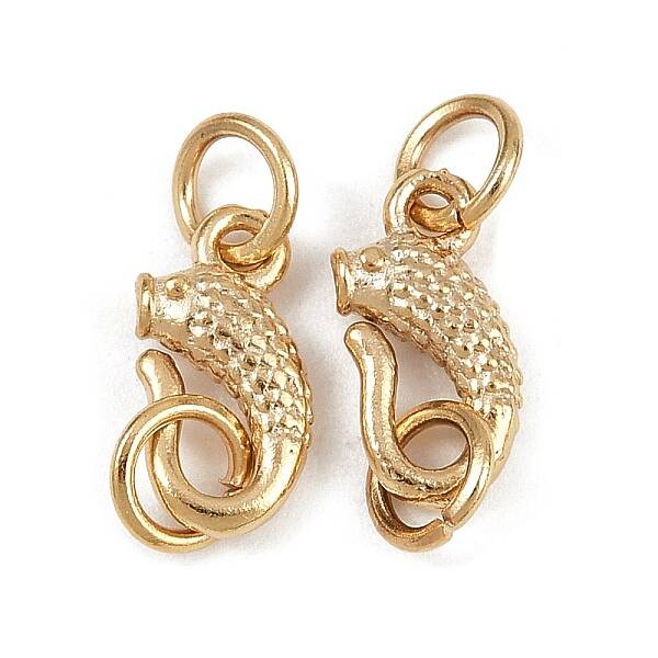 Brass Hook and S-Hook Clasps