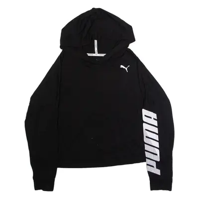 PUMA Womens Black Hoodie M