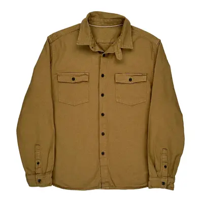 Unbranded Shirt - 2XL Brown Cotton