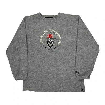Las Vegas Raiders Nfl Fleece - Large Grey Polyester