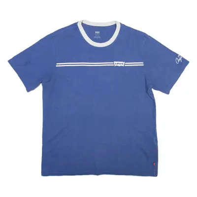 LEVI'S Mens T-Shirt Blue M