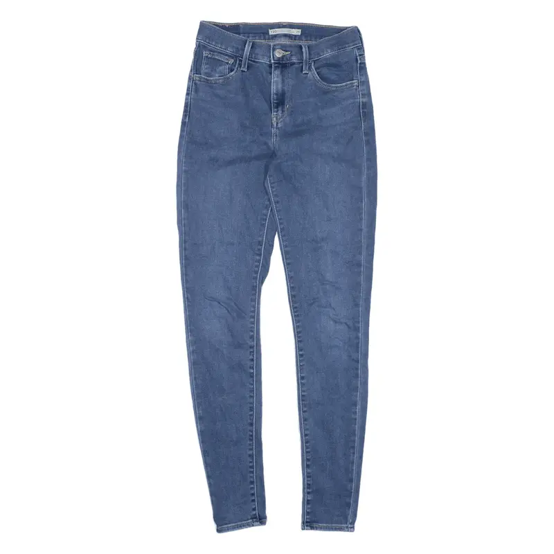 LEVI'S 720 High Rise Jeans Blue Denim Slim Skinny Womens W25 L30