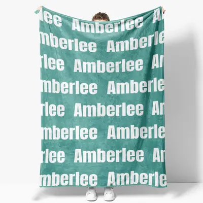 Personalized Super Soft Name Family Blanket - Aperturee