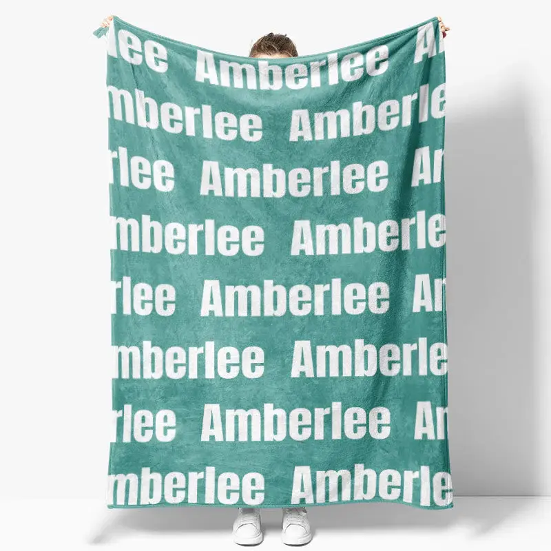 Personalized Super Soft Name Family Blanket - Aperturee