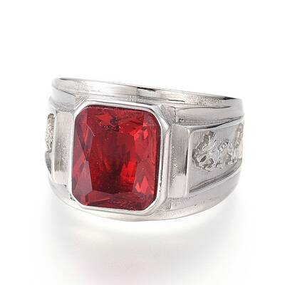 304 Stainless Steel Wide Band Rings