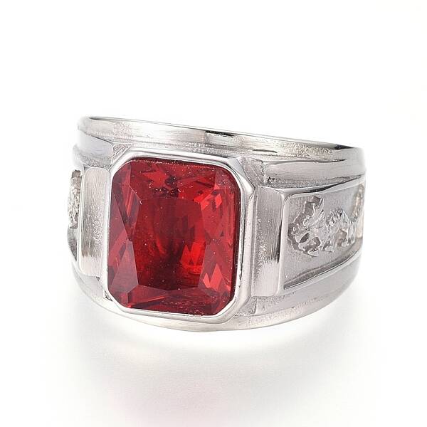 304 Stainless Steel Wide Band Rings