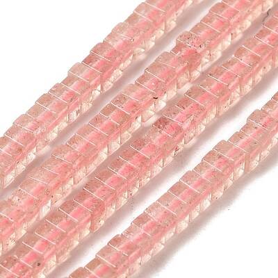 Natural Strawberry Quartz Beads Strands