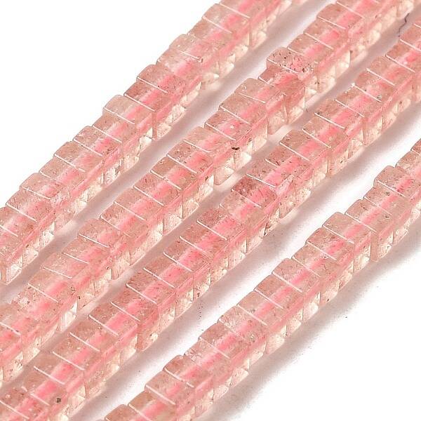 Natural Strawberry Quartz Beads Strands