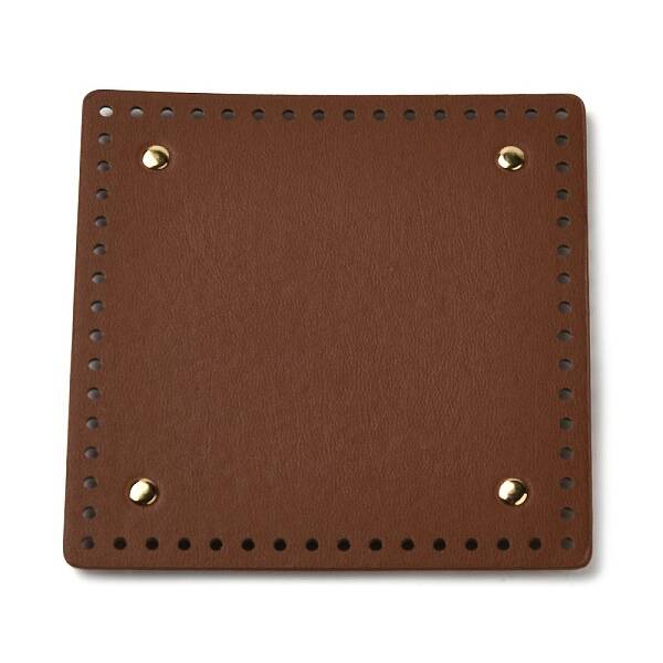 PU Leather Sqaque Long Bottom for Knitting Bag