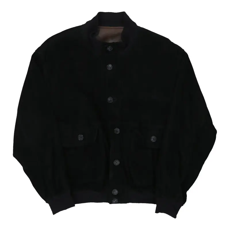 Sem Suede Jacket - Medium Black Leather