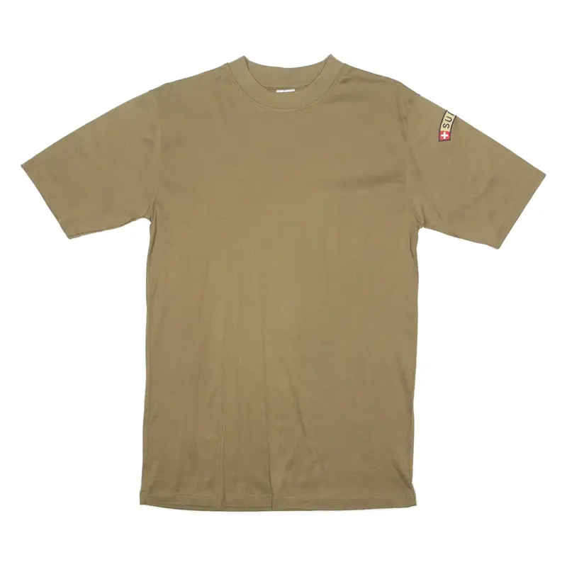 Switzerland Mens T-Shirt Green Crew Neck M