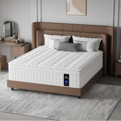 【Mdz】10&12inch mattresses in Twin, Full, Queen & King sizes! Medium firm, cooling & pressure-relieving—perfect for fami...