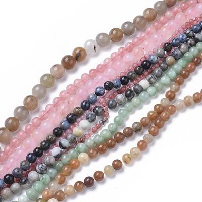 Natural Gemstone Beads Strands