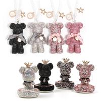 【R17】Rhinestone jewelry violent bear car aromatherapy
