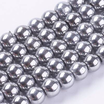 Synthetic Magnetic Hematite Beads Strands