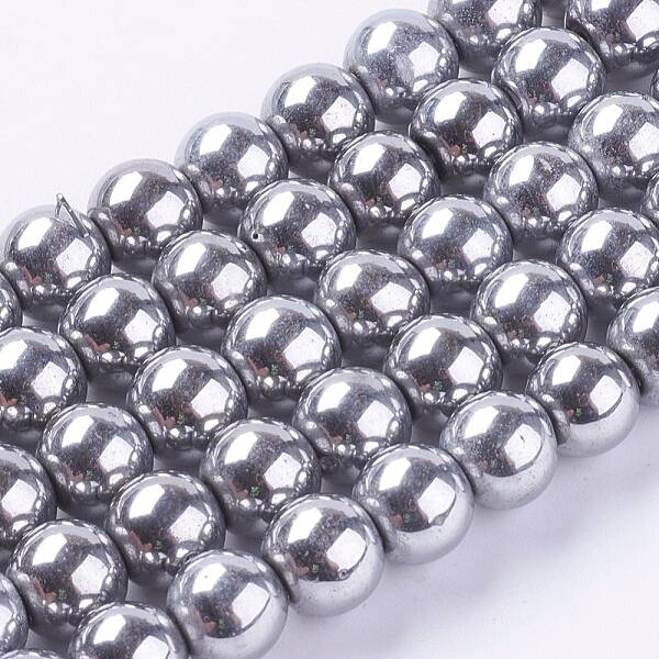 Synthetic Magnetic Hematite Beads Strands