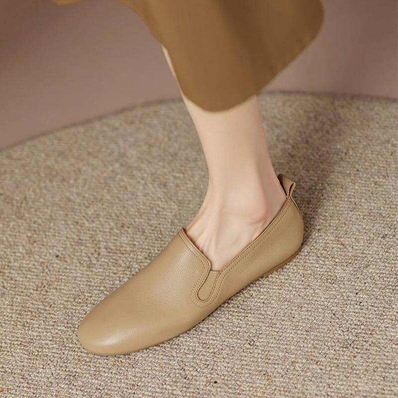 CHIKO Kadar Round Toe Block Heels Loafer Flats