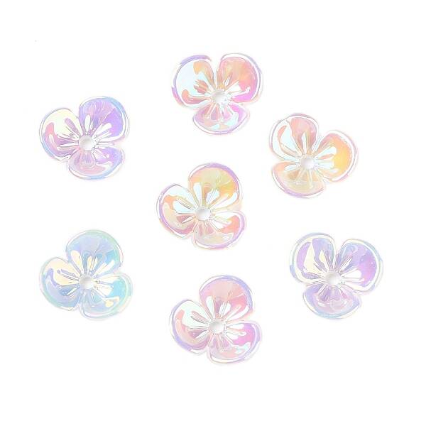 UV Plating Acrylic Bead Caps
