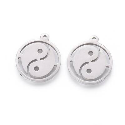 Non-Tarnish Feng Shui 201 Stainless Steel Taji Pendants