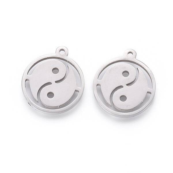 Non-Tarnish Feng Shui 201 Stainless Steel Taji Pendants