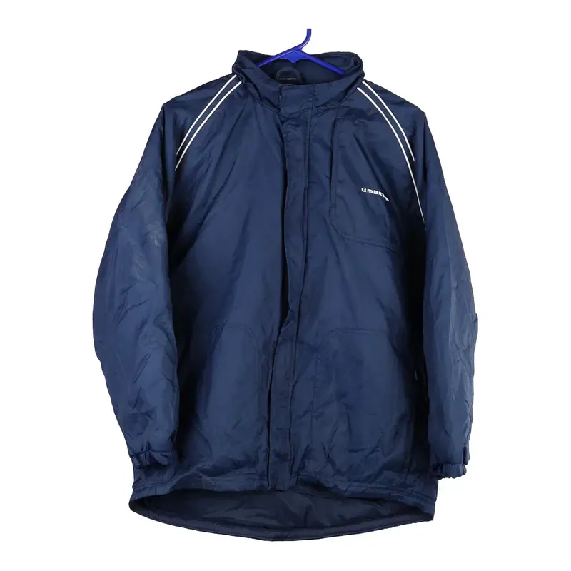 Age 12-13 Umbro Jacket - XL Navy Polyester