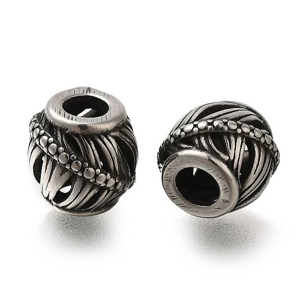 304 Stainless Steel European Beads