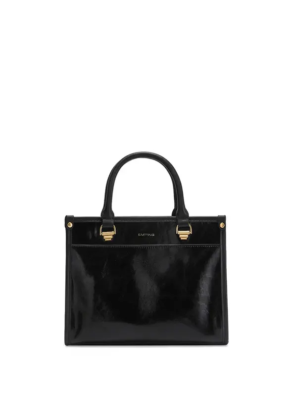Smtingh leather shopper tote bag