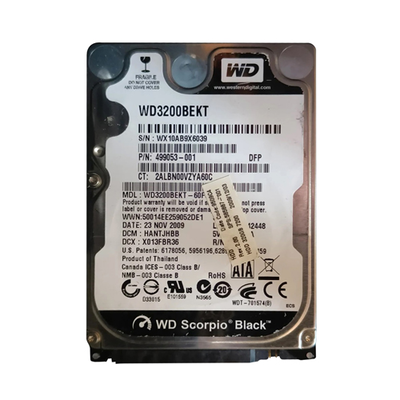 585887-001 HP 320GB 7200RPM SATA 3Gb/s 16MB Cache 2.5-inch Hard Drive