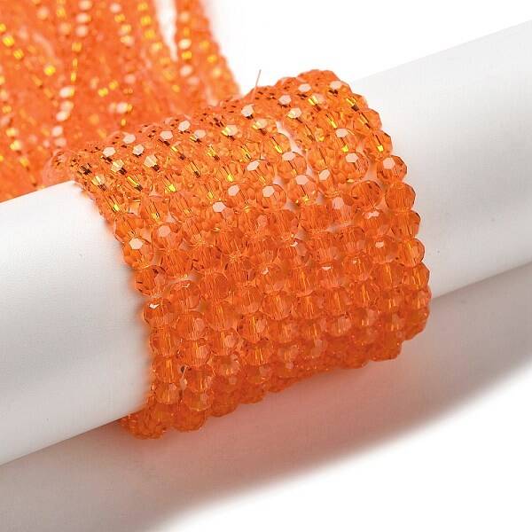 Transparent Glass Beads Strands