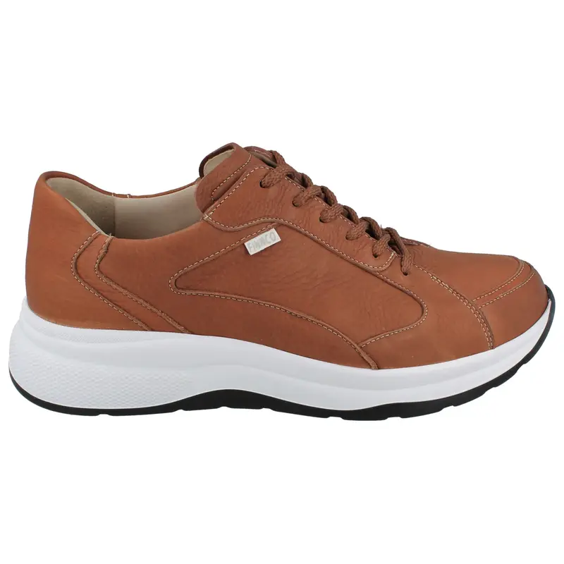 Finn Comfort Piccadilly Leather Men's Lace Up Shoes - Cuoio - Size:US 8 Men