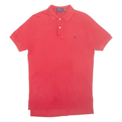 POLO RALPH LAUREN Mens Polo Shirt Red S