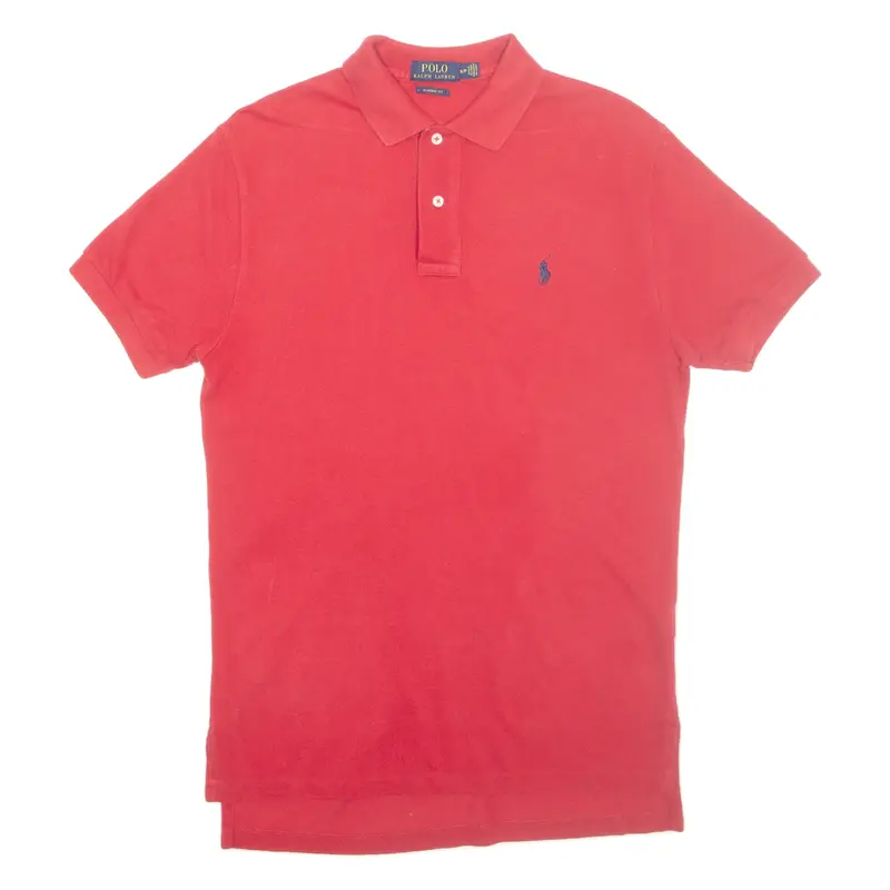 POLO RALPH LAUREN Mens Polo Shirt Red S
