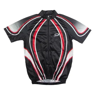 CRANE BIKE Cycling Mens Jersey Black 1/2 Zip M