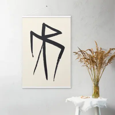 Mystique in Monochrome - Abstract Wall Decor