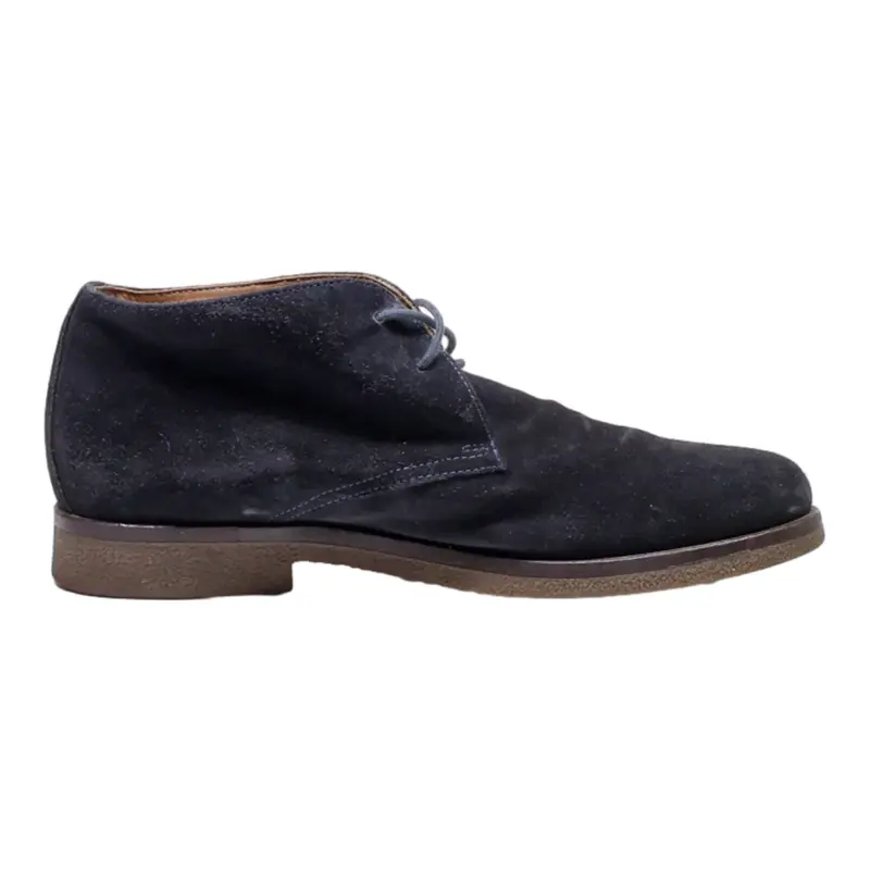 GEOX Ankle Boots Black Leather Mens UK 9