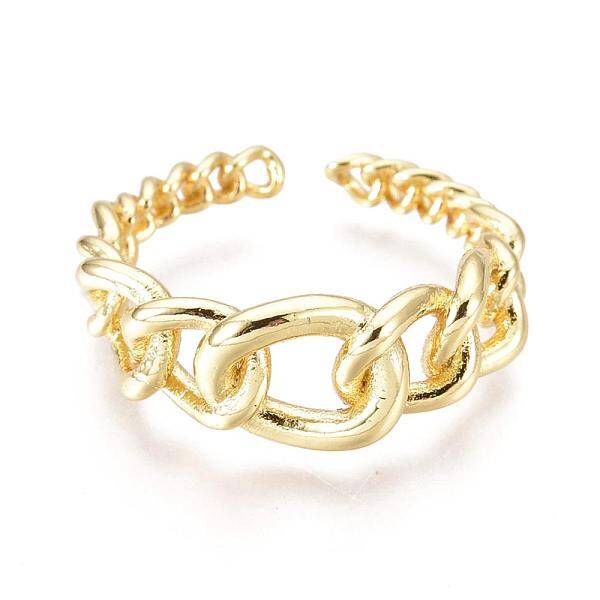 Adjustable Brass Cuff Rings