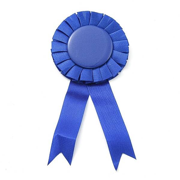 Award Ribbon Shape Tinplate Badge Pins