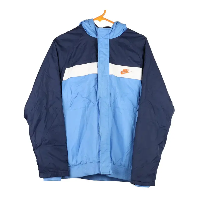 Age 14-16 Nike Jacket - XL Blue Nylon