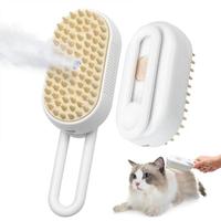 Cat Dog Hair Remover, Adjustable Pet Hair Remover, Pet Steam Brush, Pet Steamy Mist, Steam Pet Brush for Pet Hair 3-IN-1 Stea...