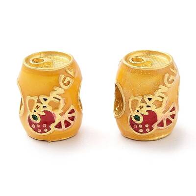Alloy Enamel European Beads