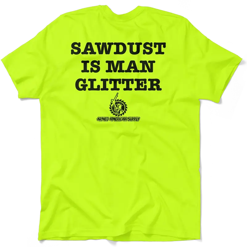 Sawdust - Safety Yellow T-Shirt