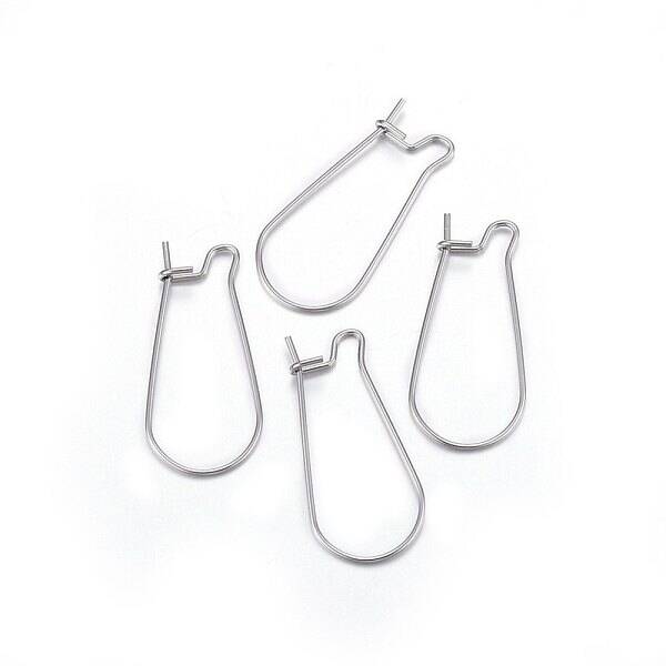 316L Surgical Stainless Steel Hoop Earrings