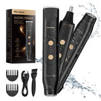 Akunbem Electric Groin Hair Trimmer for Men,Nose Hair Trimmer, Dual Heads Waterproof Ball Pubic Shaver for Male and Female, R...