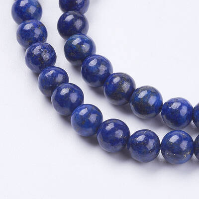 Natural Lapis Lazuli(Filled Color Glue) Beads Strands