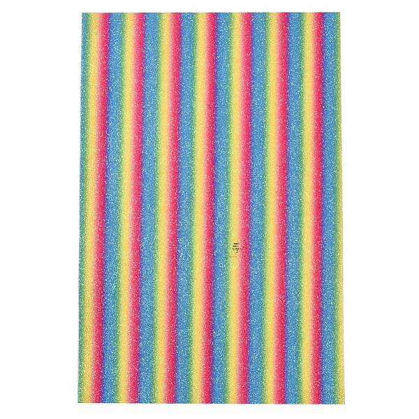 Stripe Pattern PU Leather Fabric
